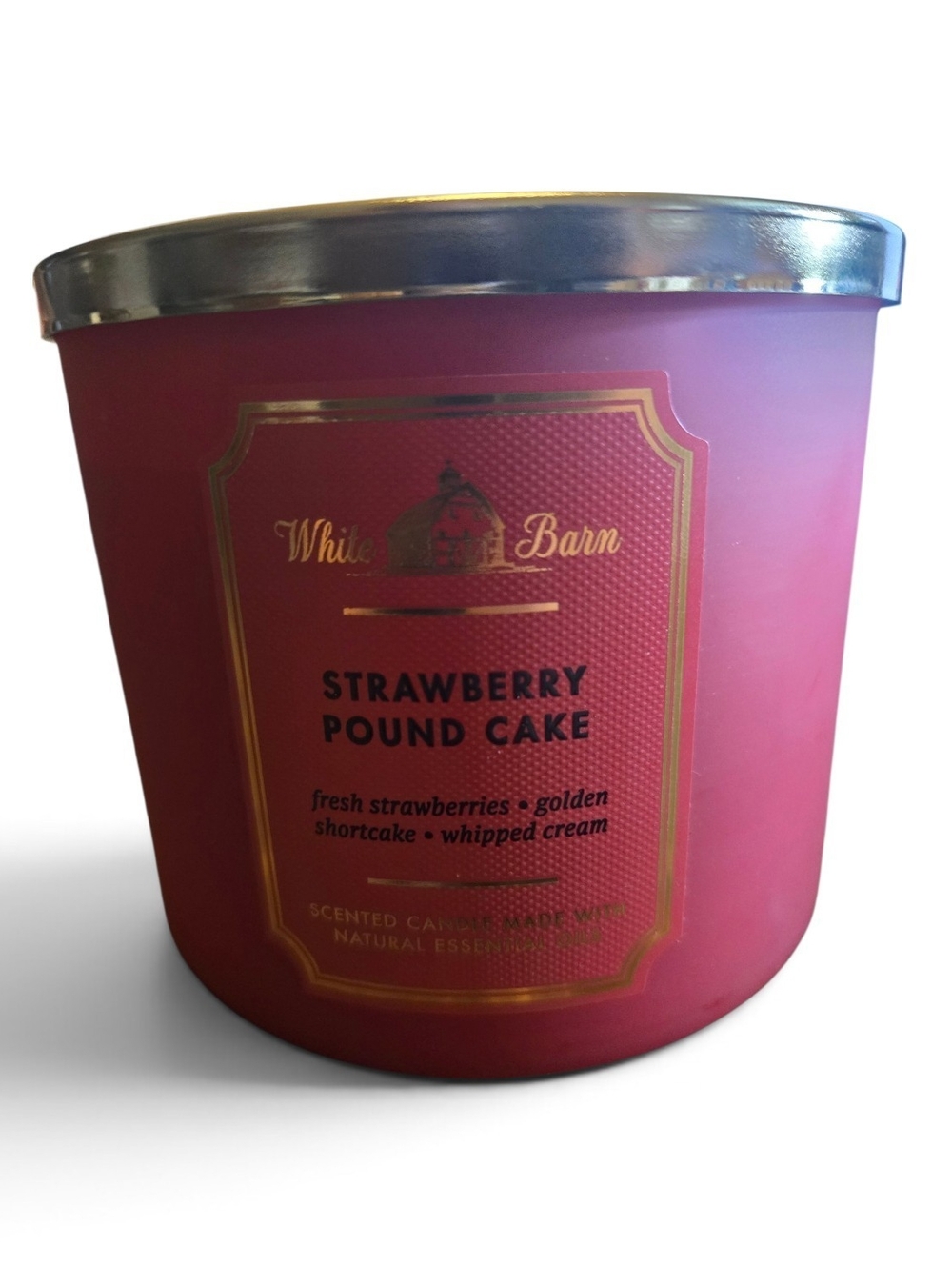 White Barn Strawberry Pound Cake Candle - Bath & Body Works